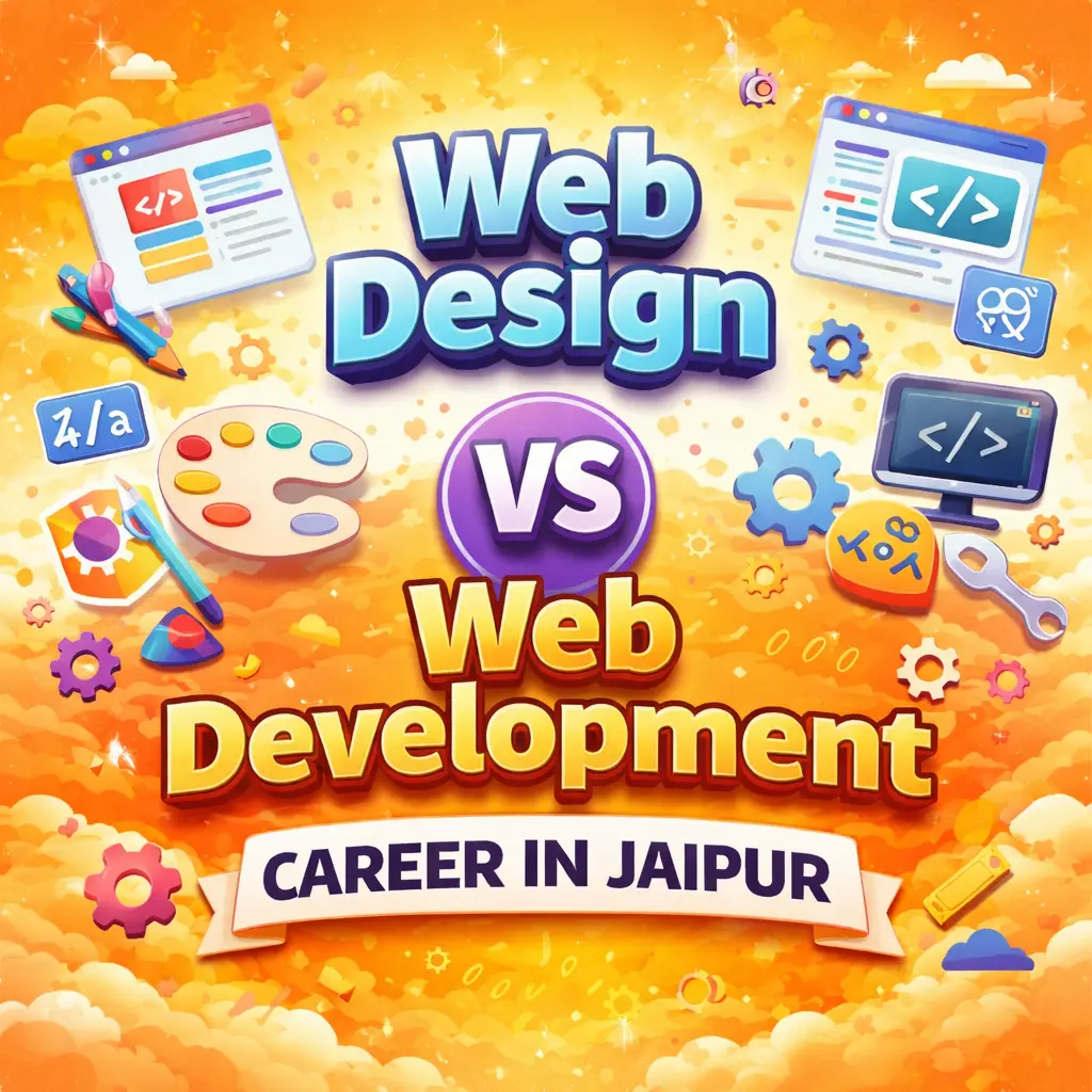 Web Design vs Web Development Career in Jaipur